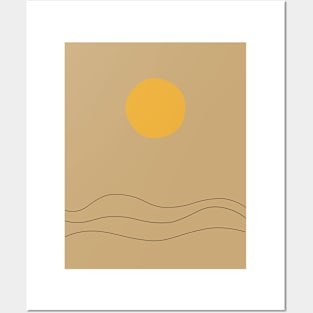 Abstract Sunset Posters and Art